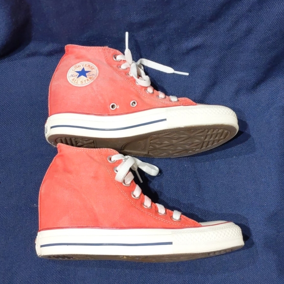Converse Chuck Taylor Hidden Wedge Platform Shoes - Picture 8 of 12